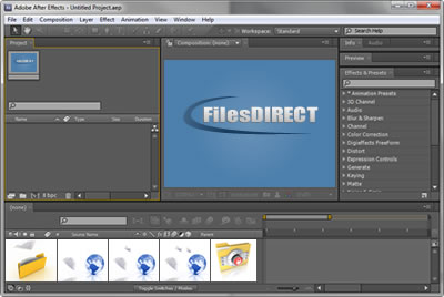 Online file transfer for video production